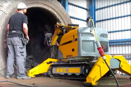 Brokk 160 SB202 Piec obrotowy cynku w Turcji